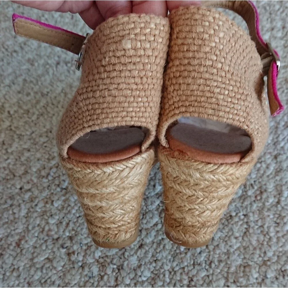 Azura Antoine Fuchsia Suede Espadrille size 36